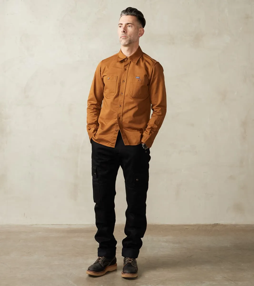 502DR-BB Serviceman - Classic Tapered Cargo - 14oz Black x Black