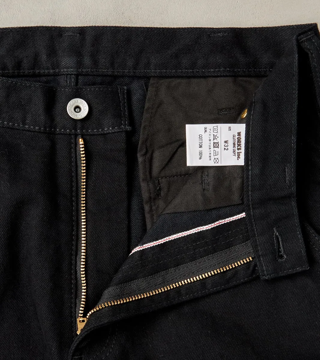 502DR-BB Serviceman - Classic Tapered Cargo - 14oz Black x Black