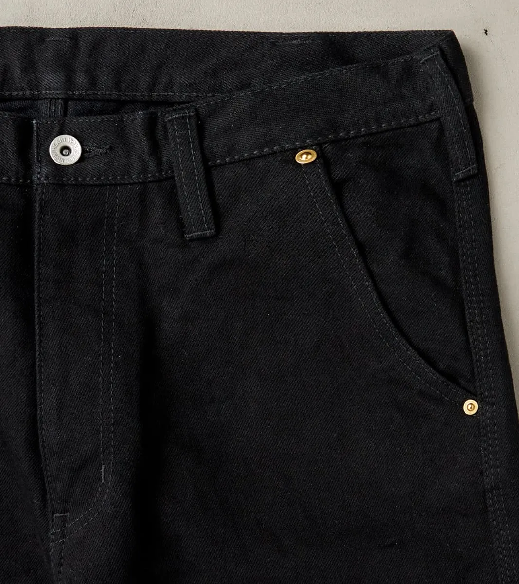 502DR-BB Serviceman - Classic Tapered Cargo - 14oz Black x Black
