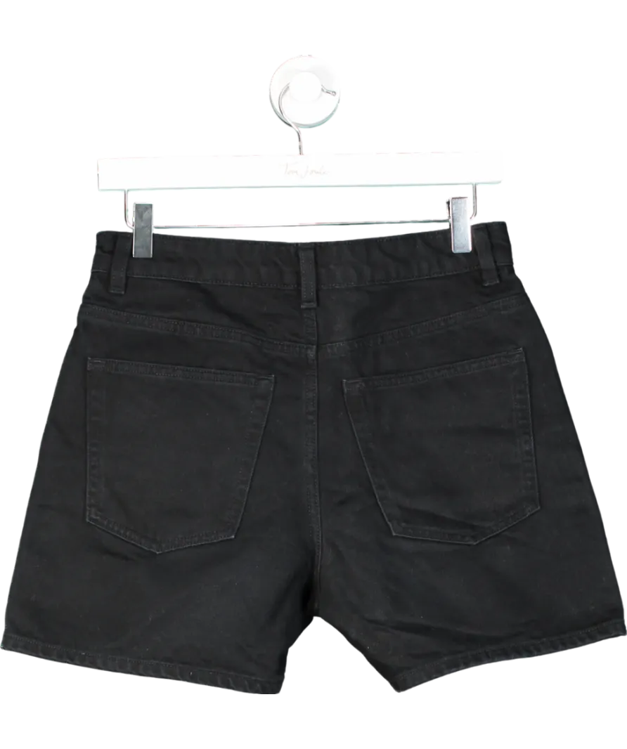 Arket Black Denim Shorts W26