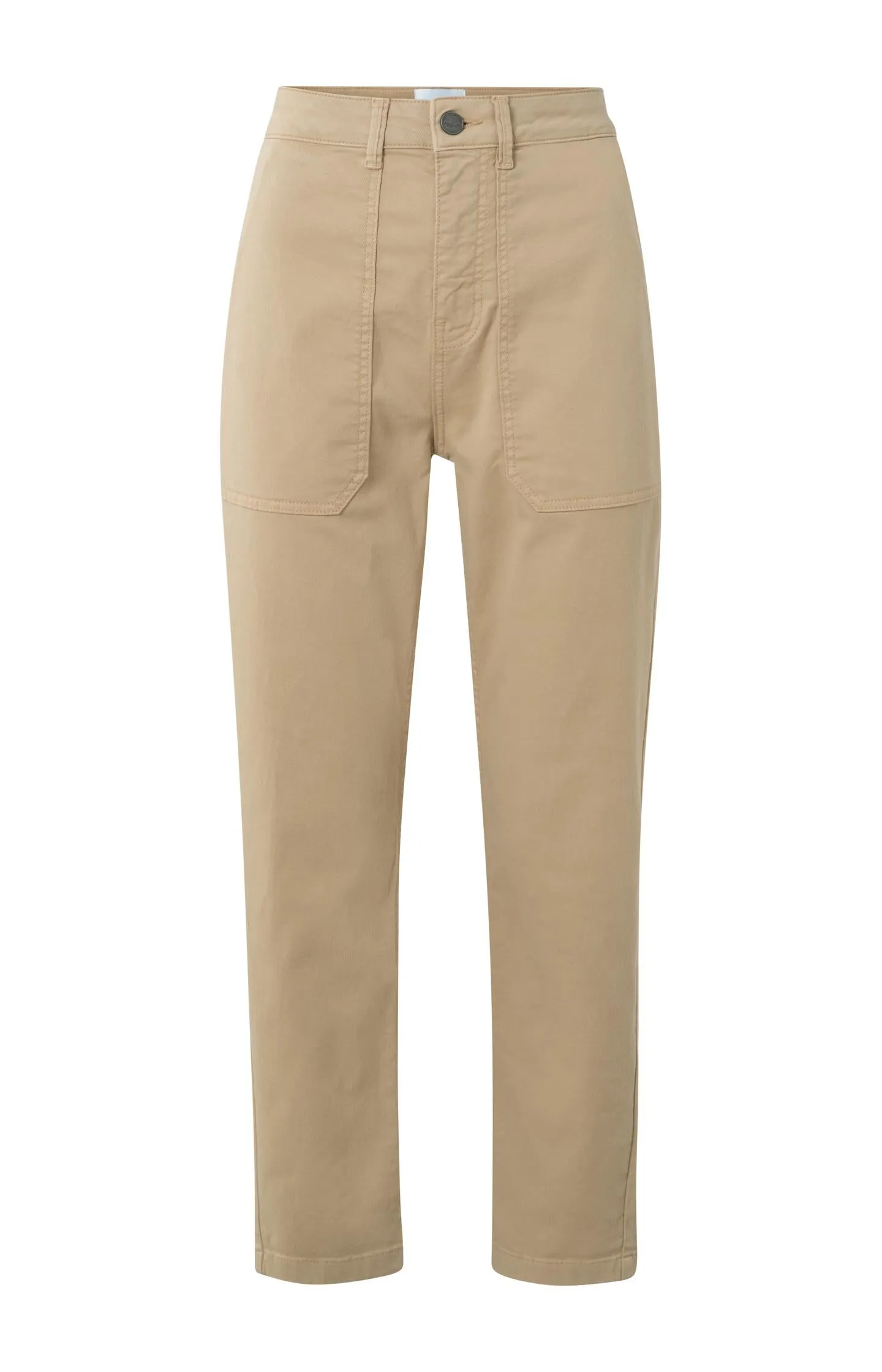 Cargo trousers with pockets and a zip fly in loose fit