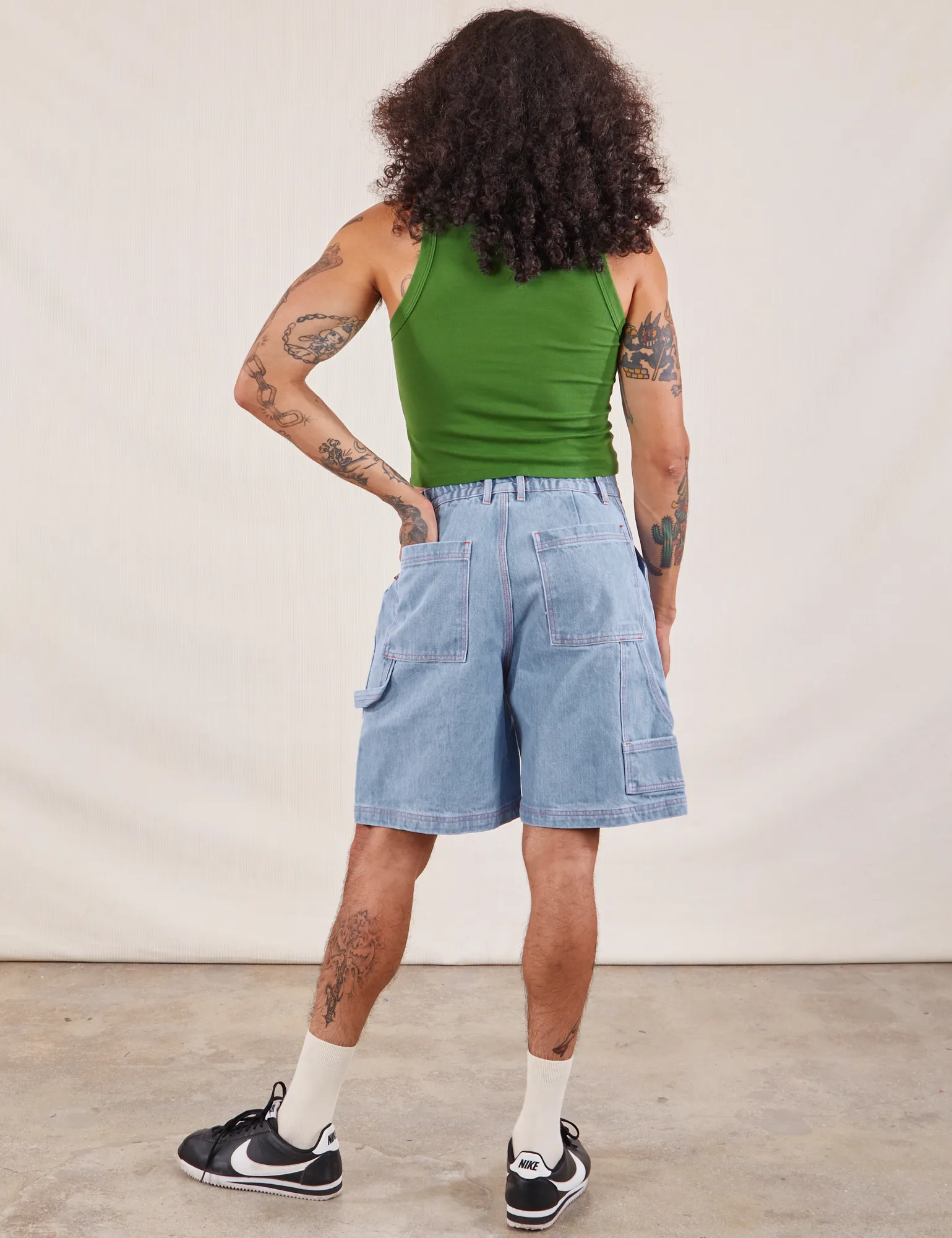 Carpenter Shorts - Light Wash