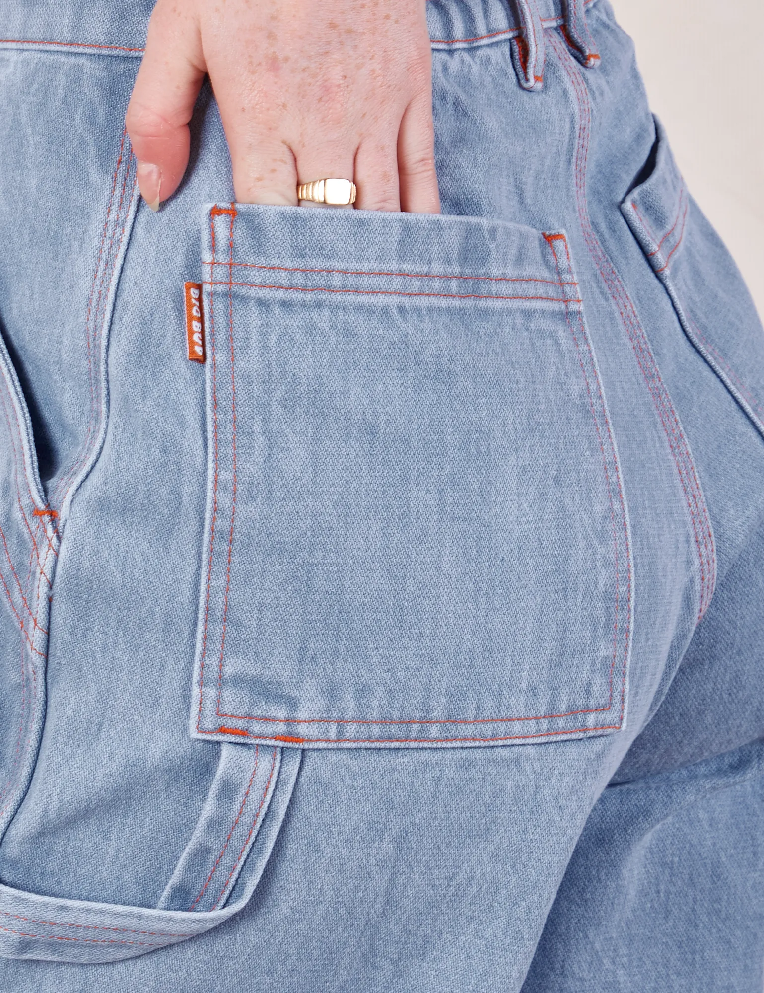Carpenter Shorts - Light Wash