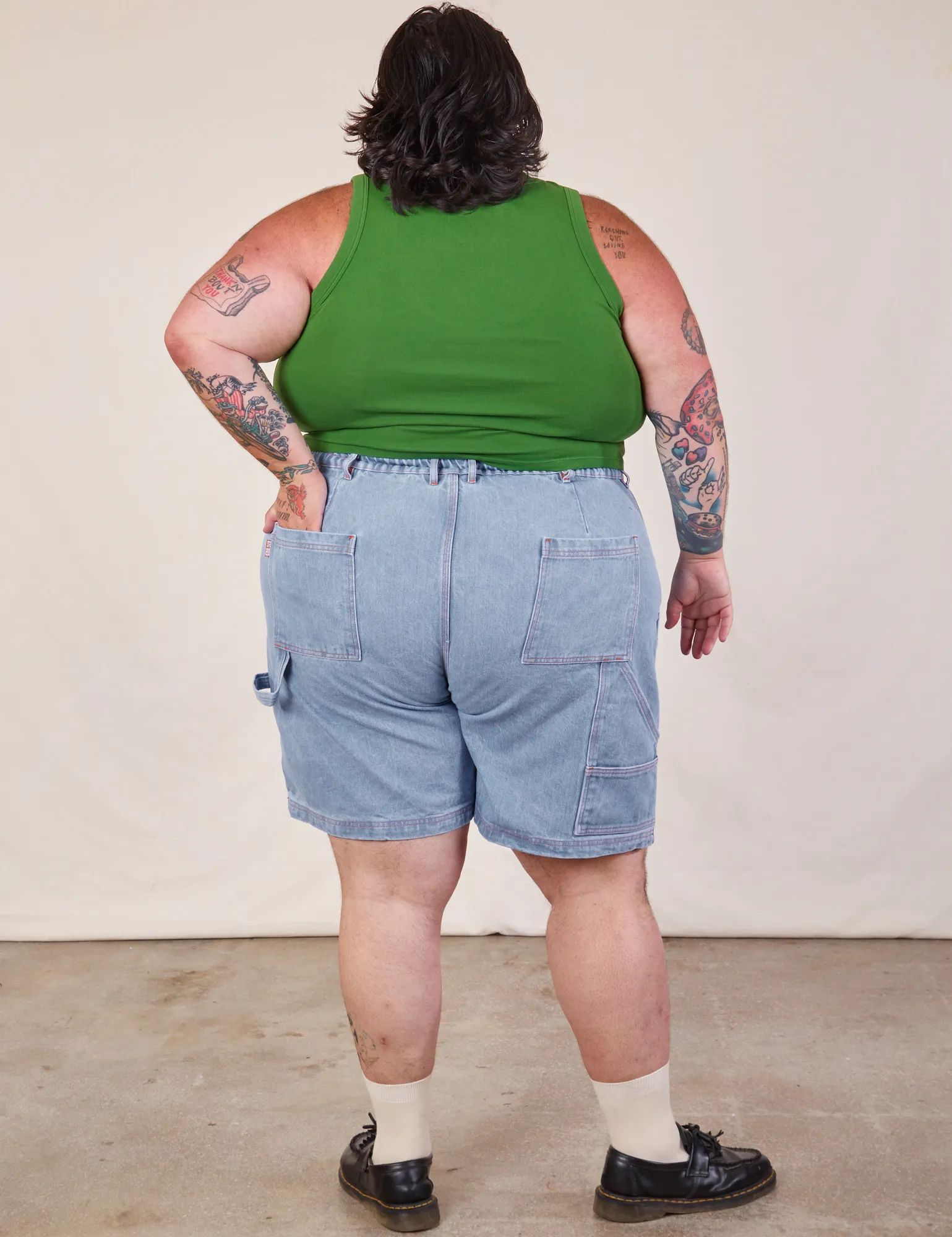 Carpenter Shorts - Light Wash