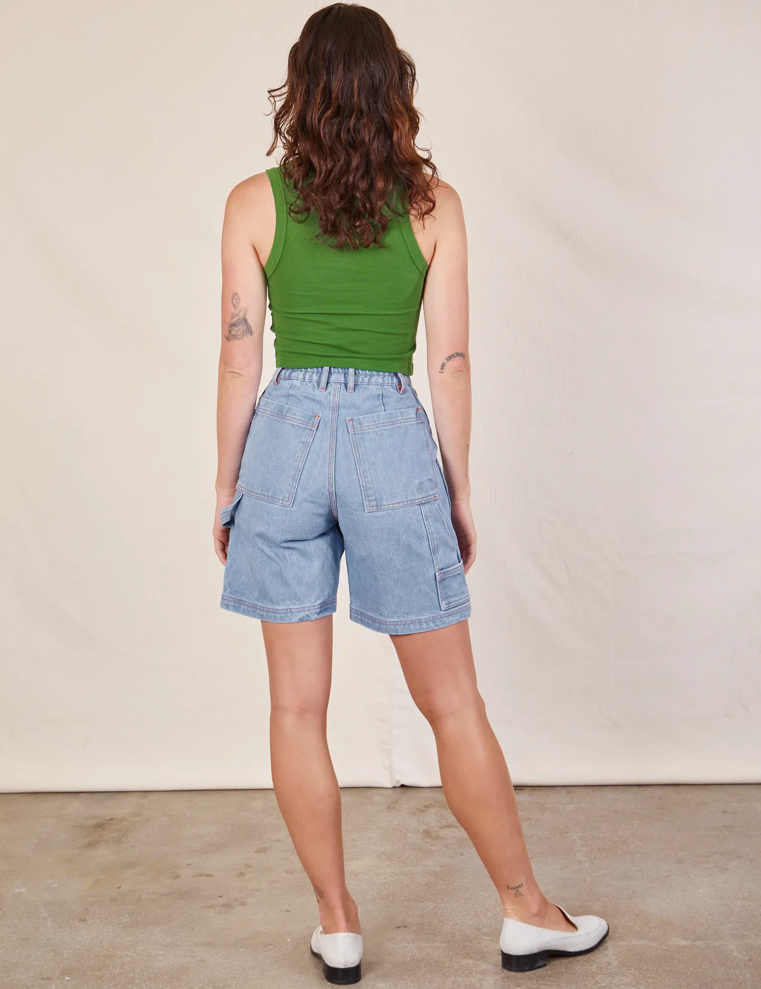 Carpenter Shorts - Light Wash