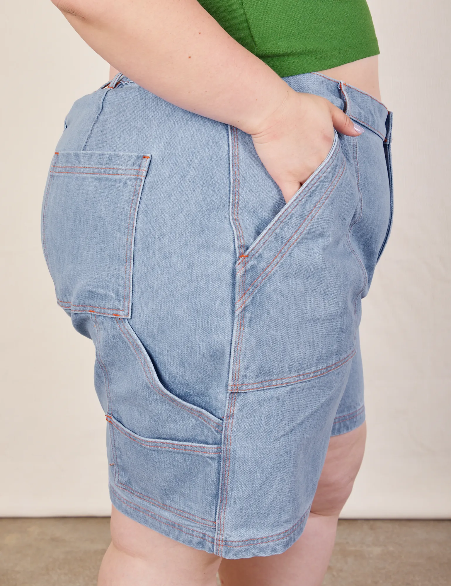 Carpenter Shorts - Light Wash