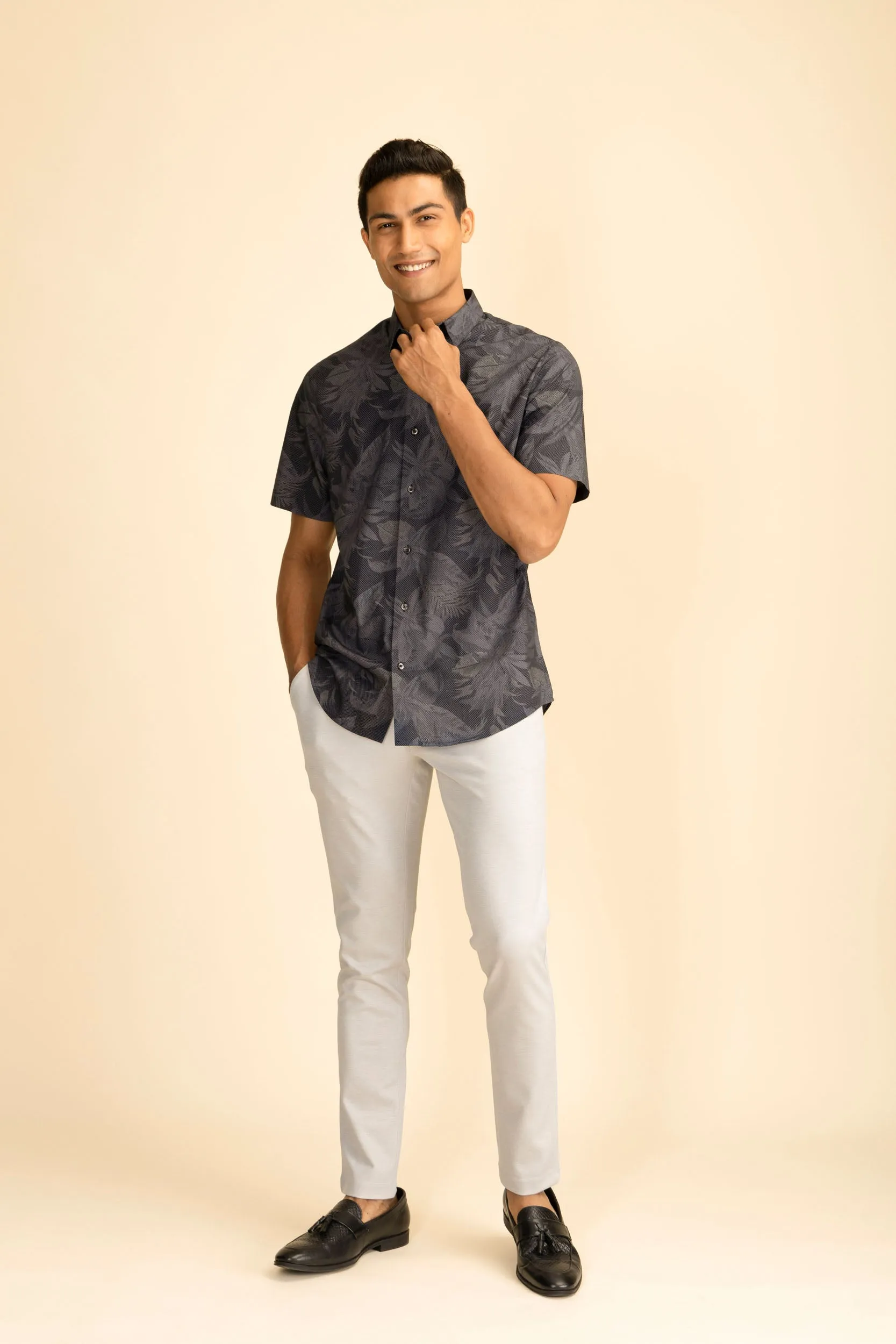 Cream 4 Way Stretch Port Pants
