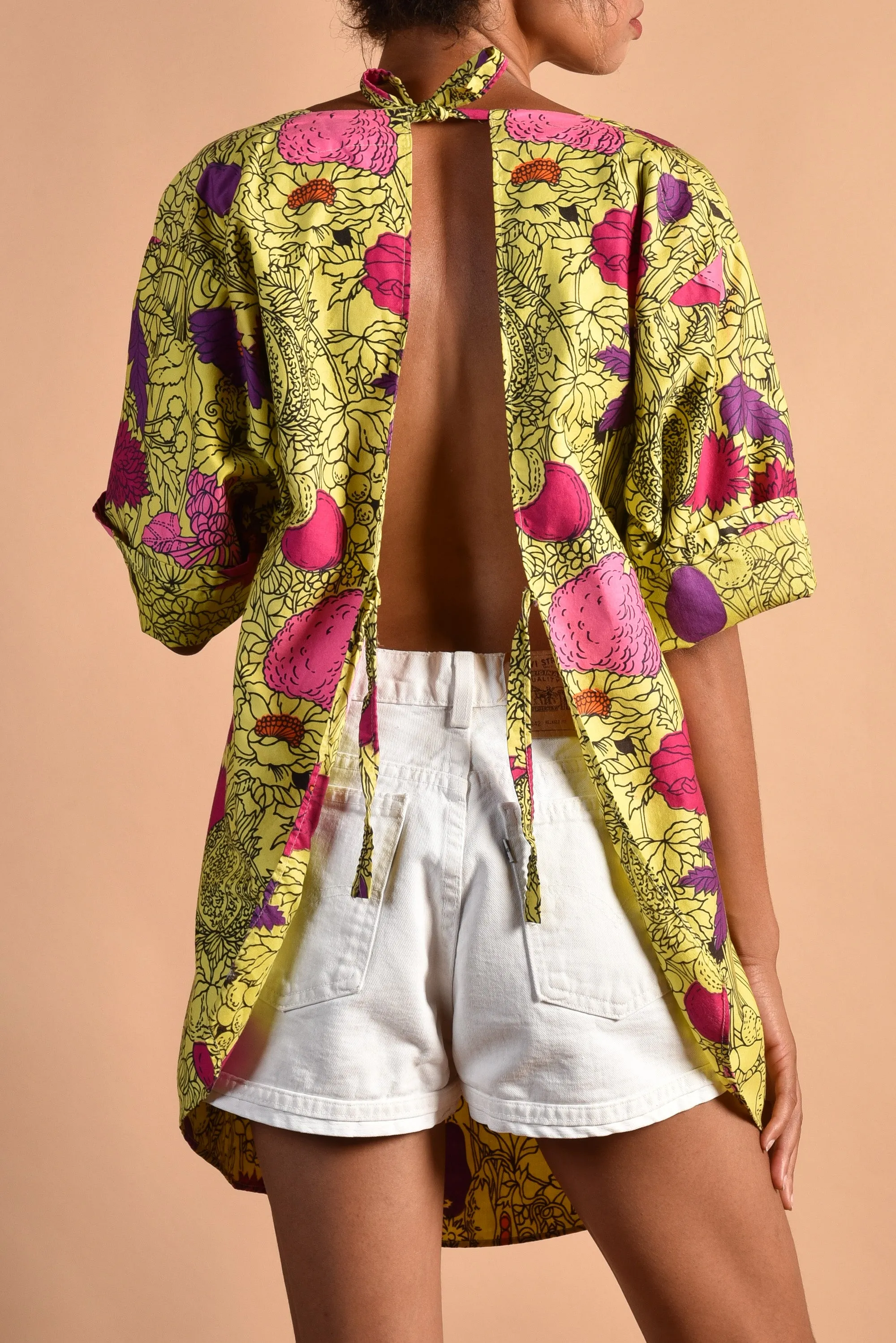 Design House 60s Floral Smock Dress