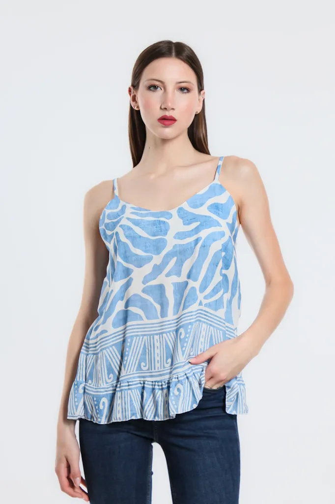 Ellison Nautilus Spaghetti Strap Tank (BT124N)