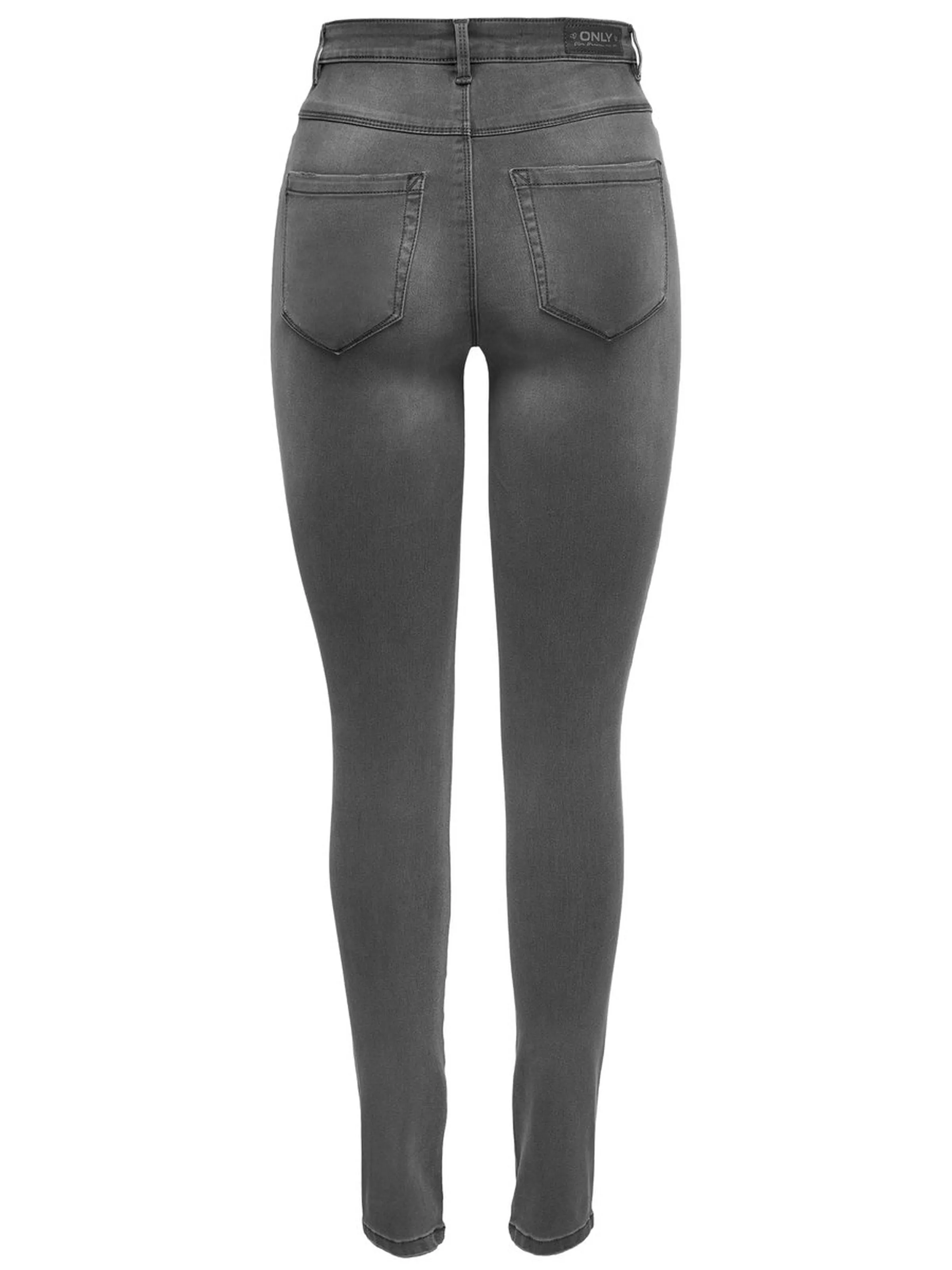 Grey Denim High Waist Royal Jeans