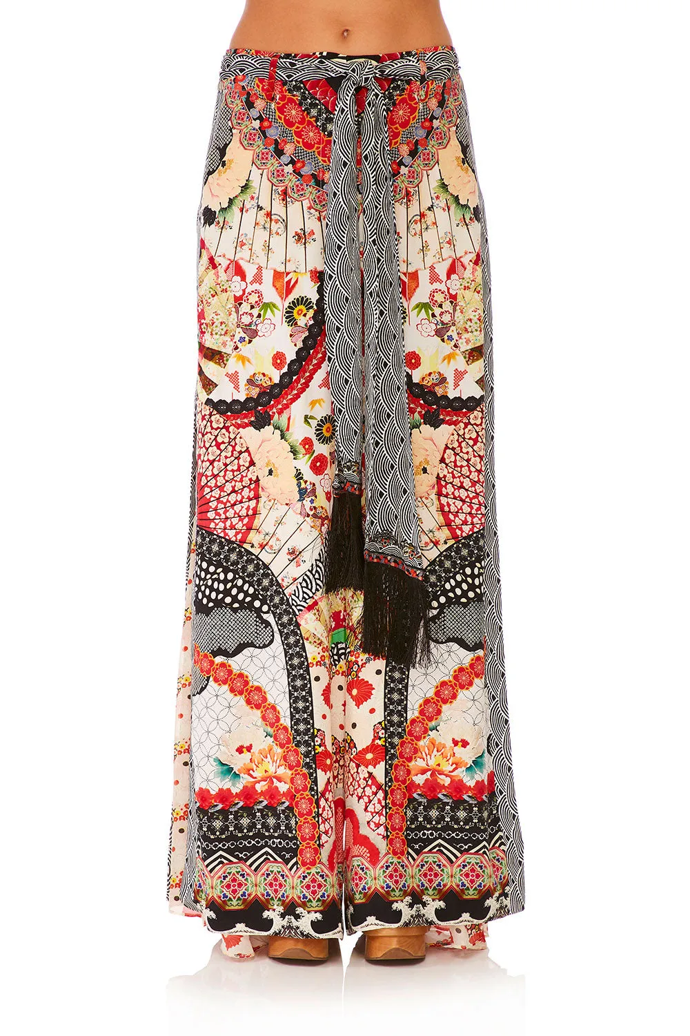 HIGH WAISTED TROUSER WITH GODET VINTAGE VIXEN