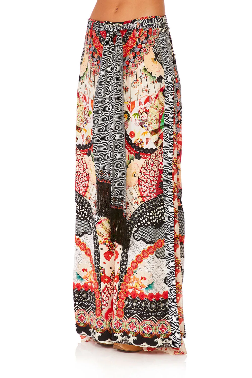 HIGH WAISTED TROUSER WITH GODET VINTAGE VIXEN