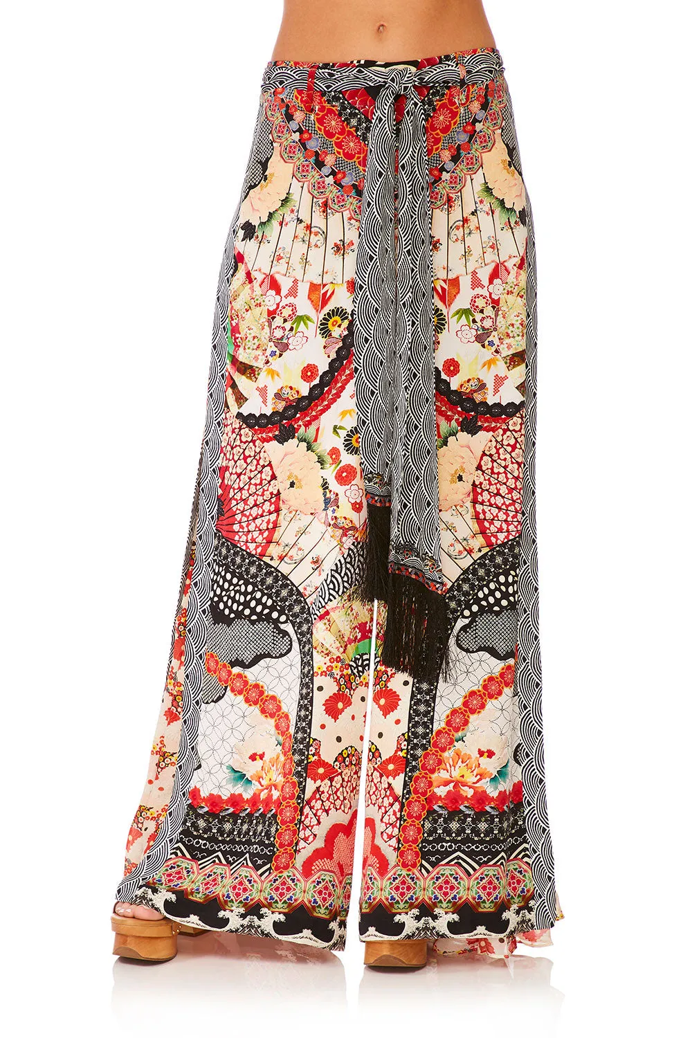 HIGH WAISTED TROUSER WITH GODET VINTAGE VIXEN