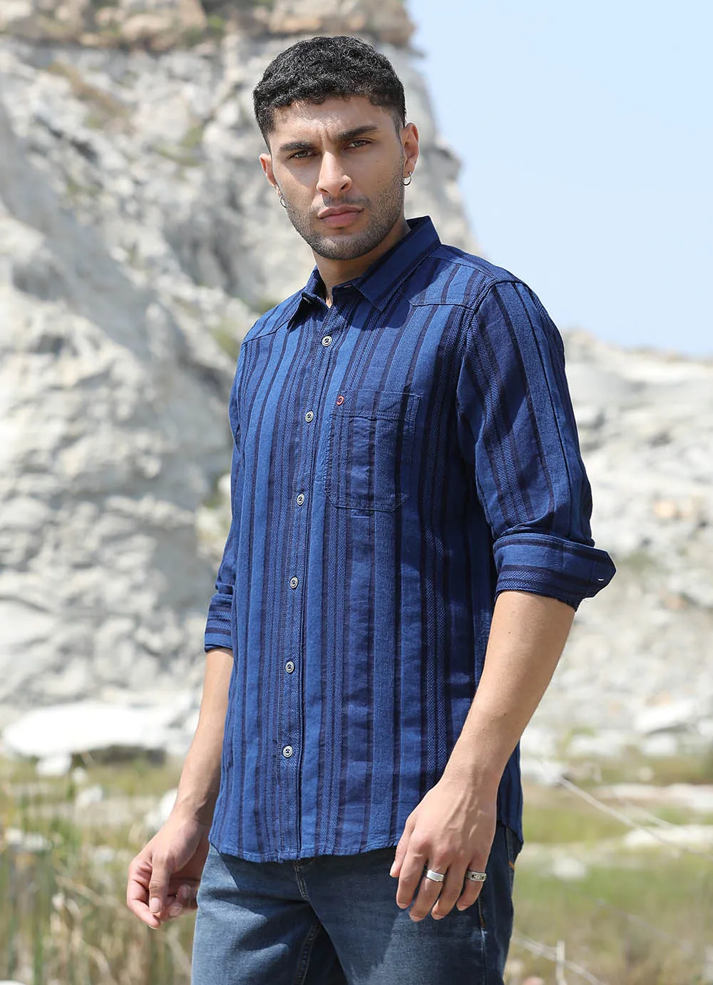 Indigo Stride Shirt