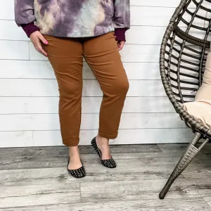 Judy Blue Brown Slim Fit Utility Jeans