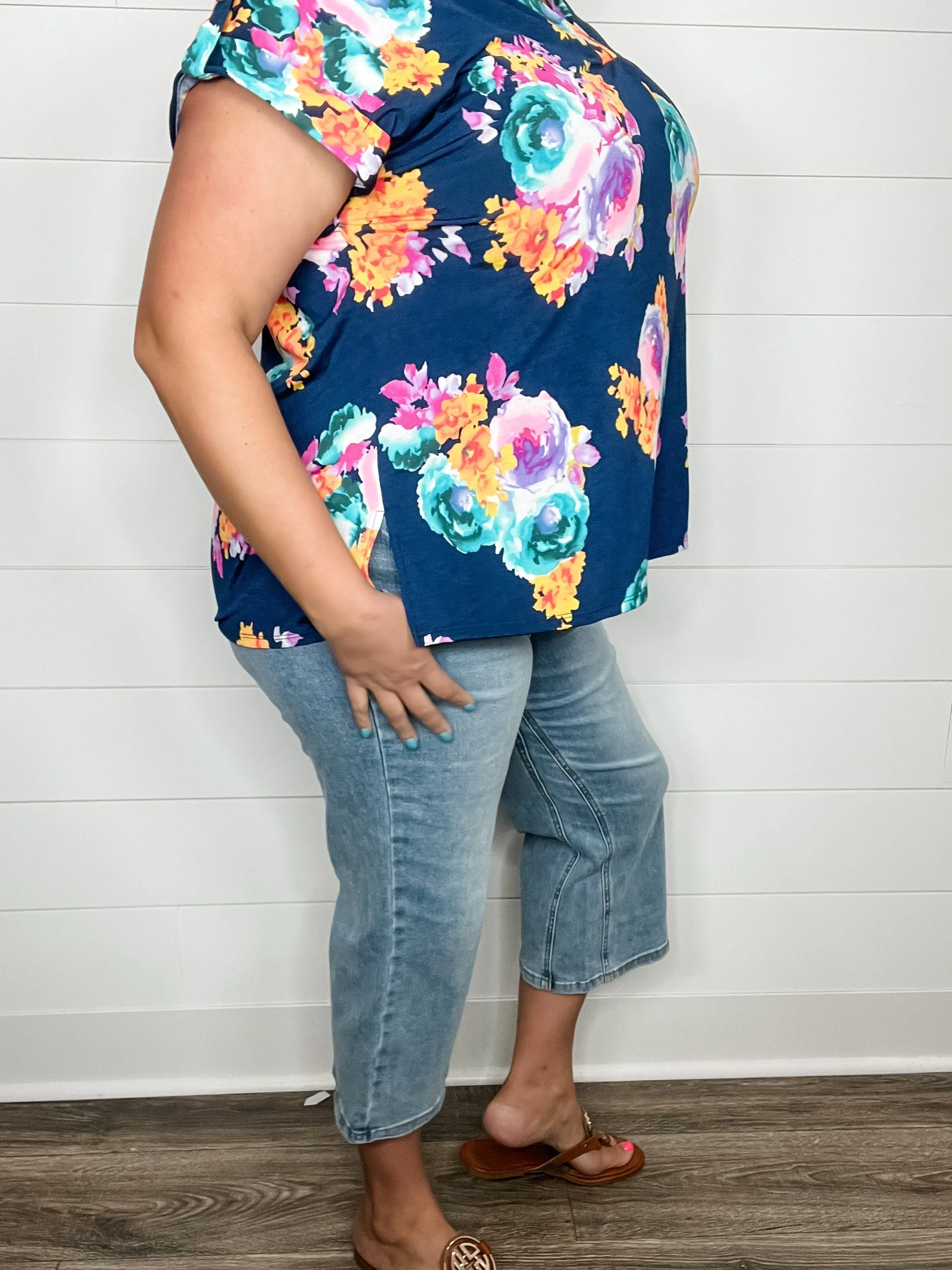 Judy Blue "Cool Runnings" Cooling Denim Wide Leg Crops