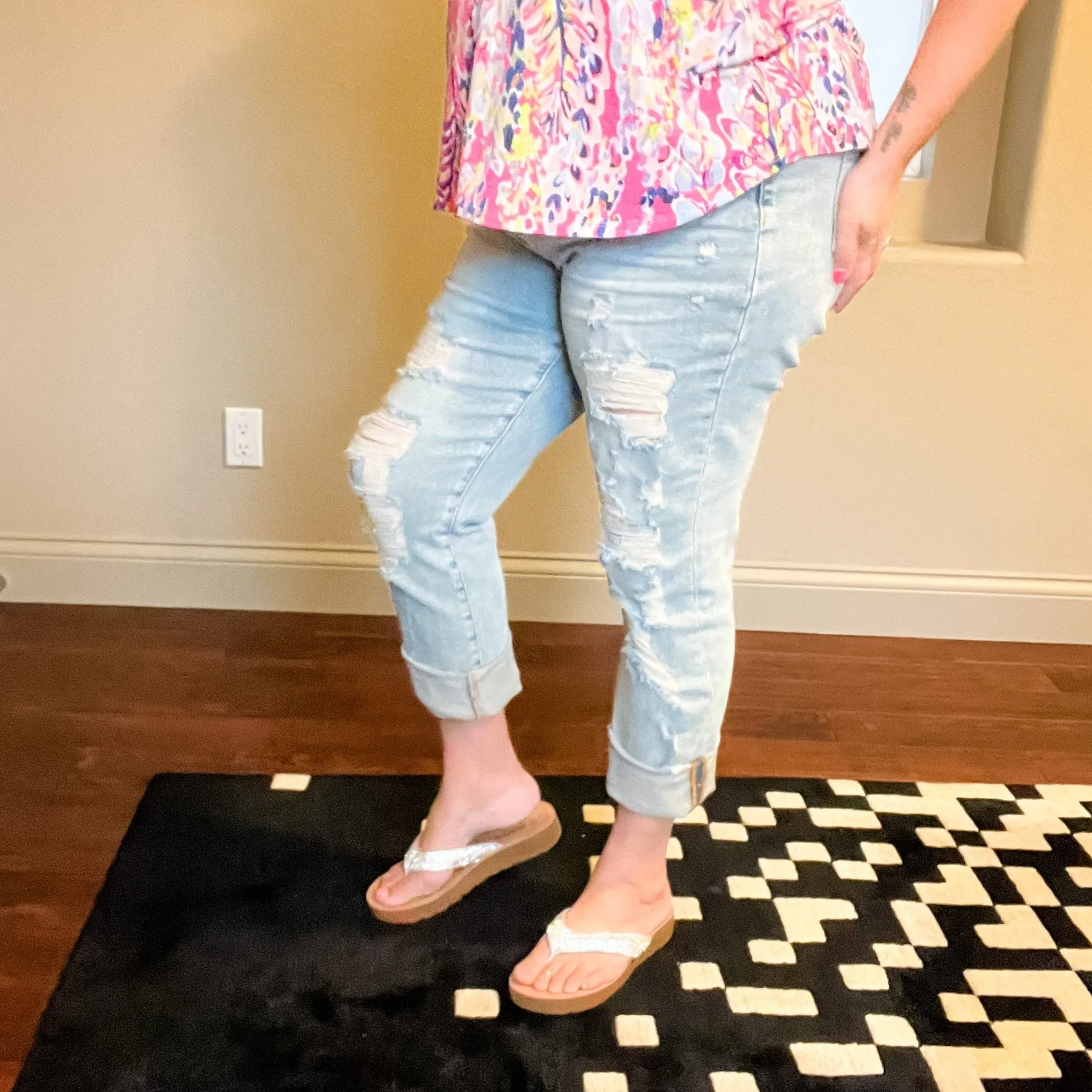 Judy Blue "My Boyfriend is Vintage" Boyfriend jeans