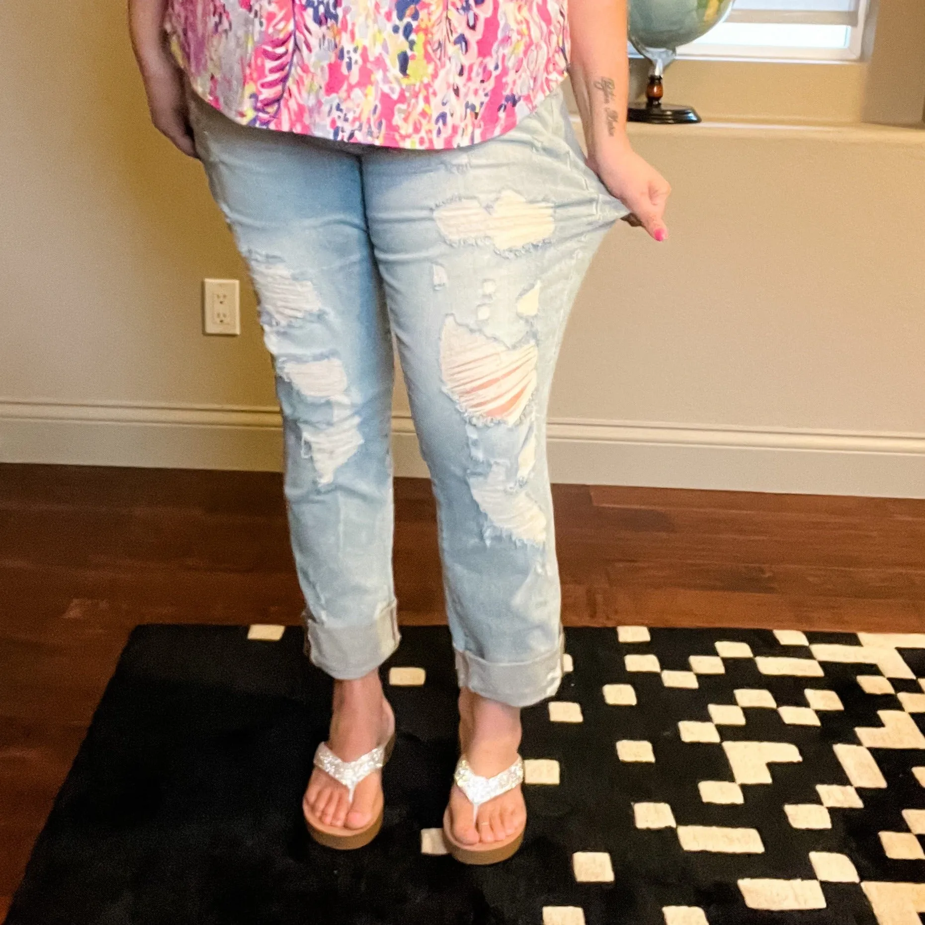 Judy Blue "My Boyfriend is Vintage" Boyfriend jeans