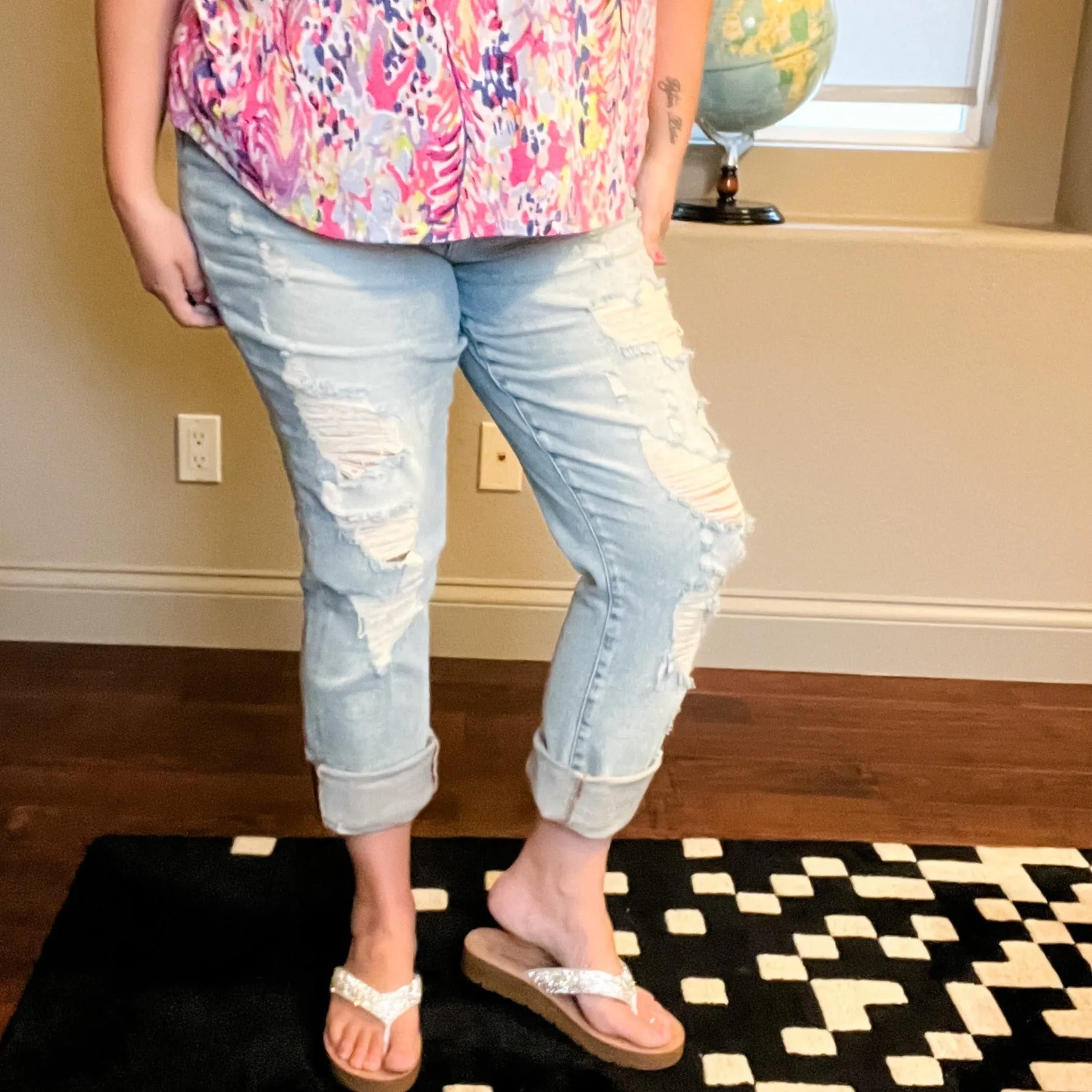 Judy Blue "My Boyfriend is Vintage" Boyfriend jeans