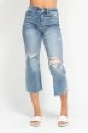Judy Blue "Wide and Crazy" Wide Leg Crops