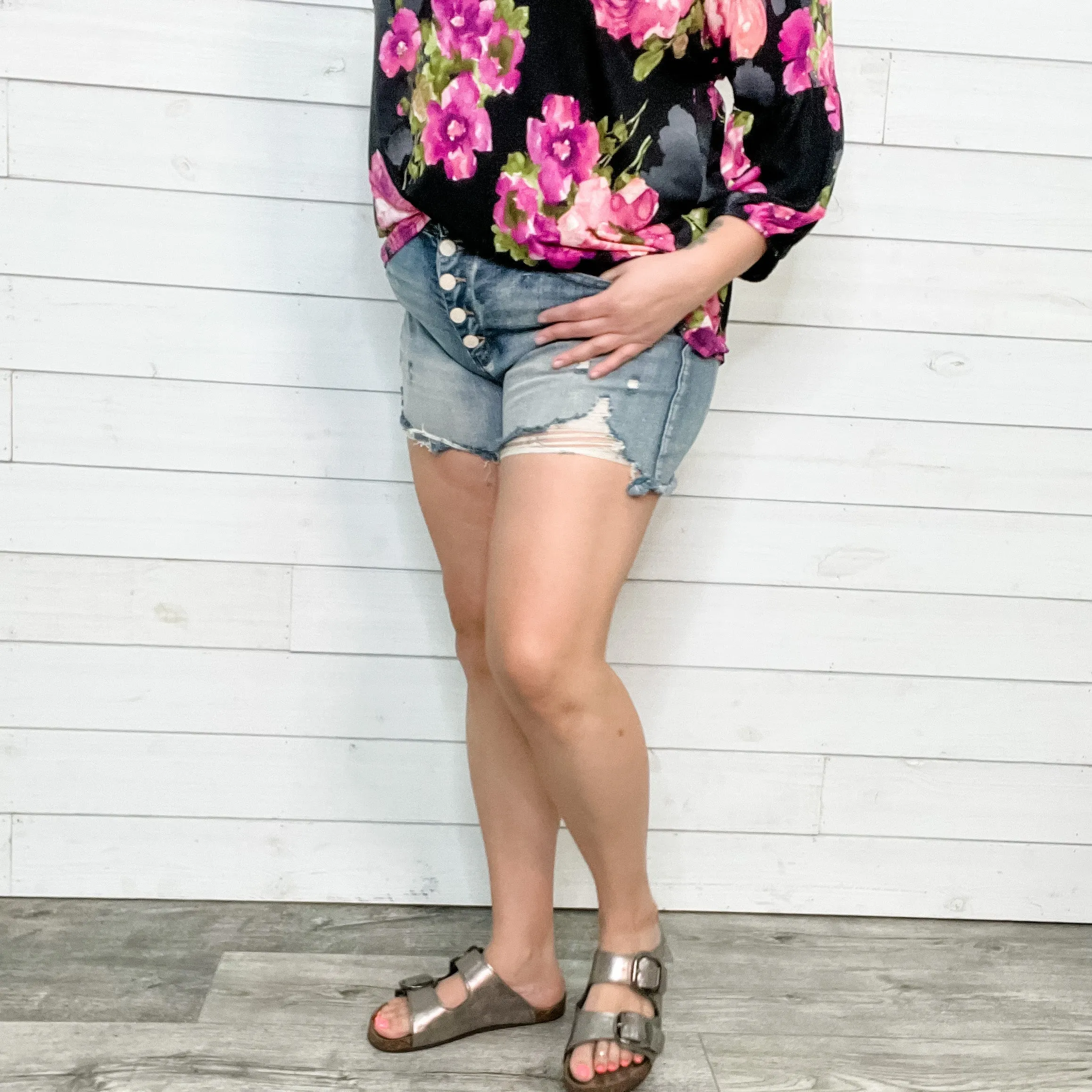 Judy Blue "Wide and Crazy" Wide Leg Crops