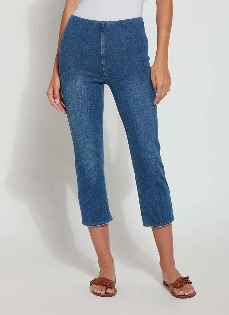 Leona Straight Capri Denim (23.5" Ineam)