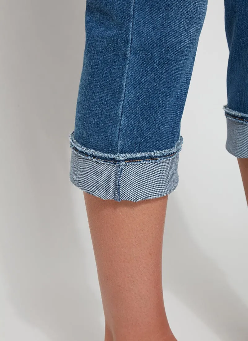 Leona Straight Capri Denim (23.5" Ineam)