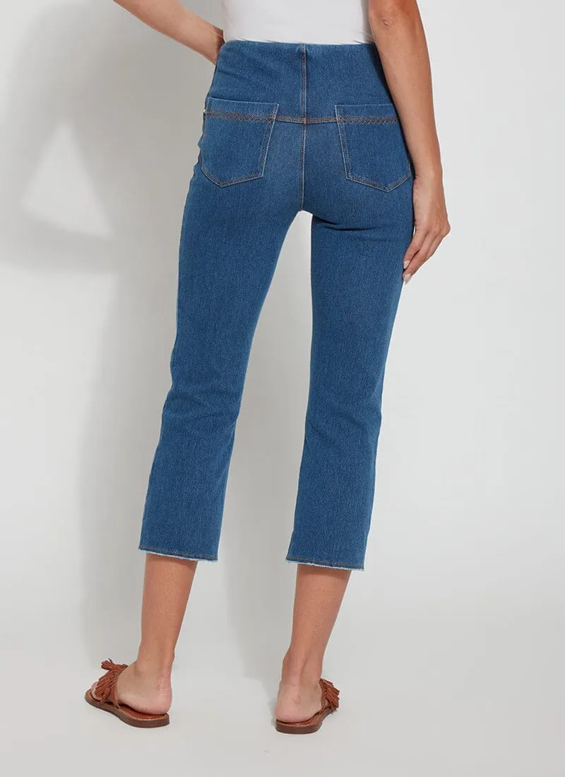 Leona Straight Capri Denim (23.5" Ineam)