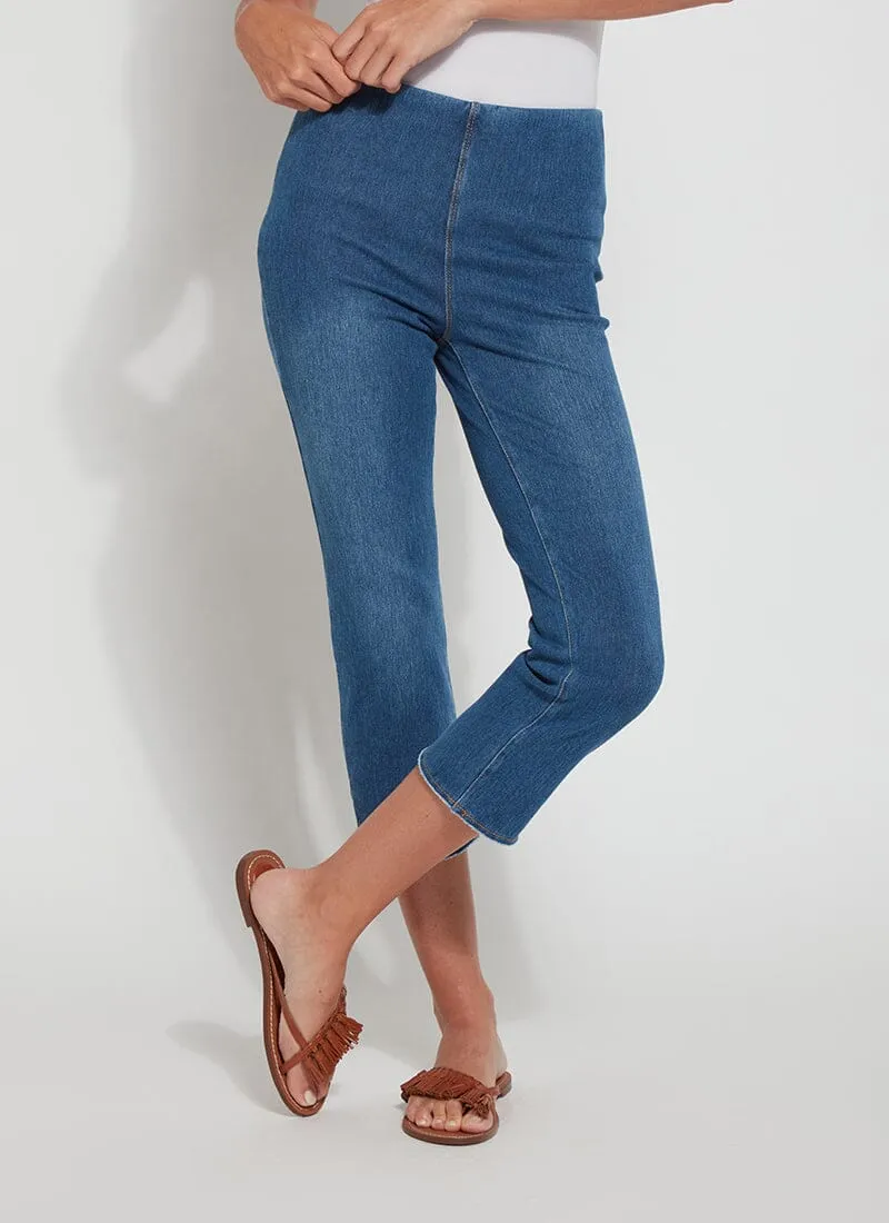 Leona Straight Capri Denim (23.5" Ineam)
