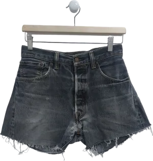 levis Black 501 Original Denim Shorts W31