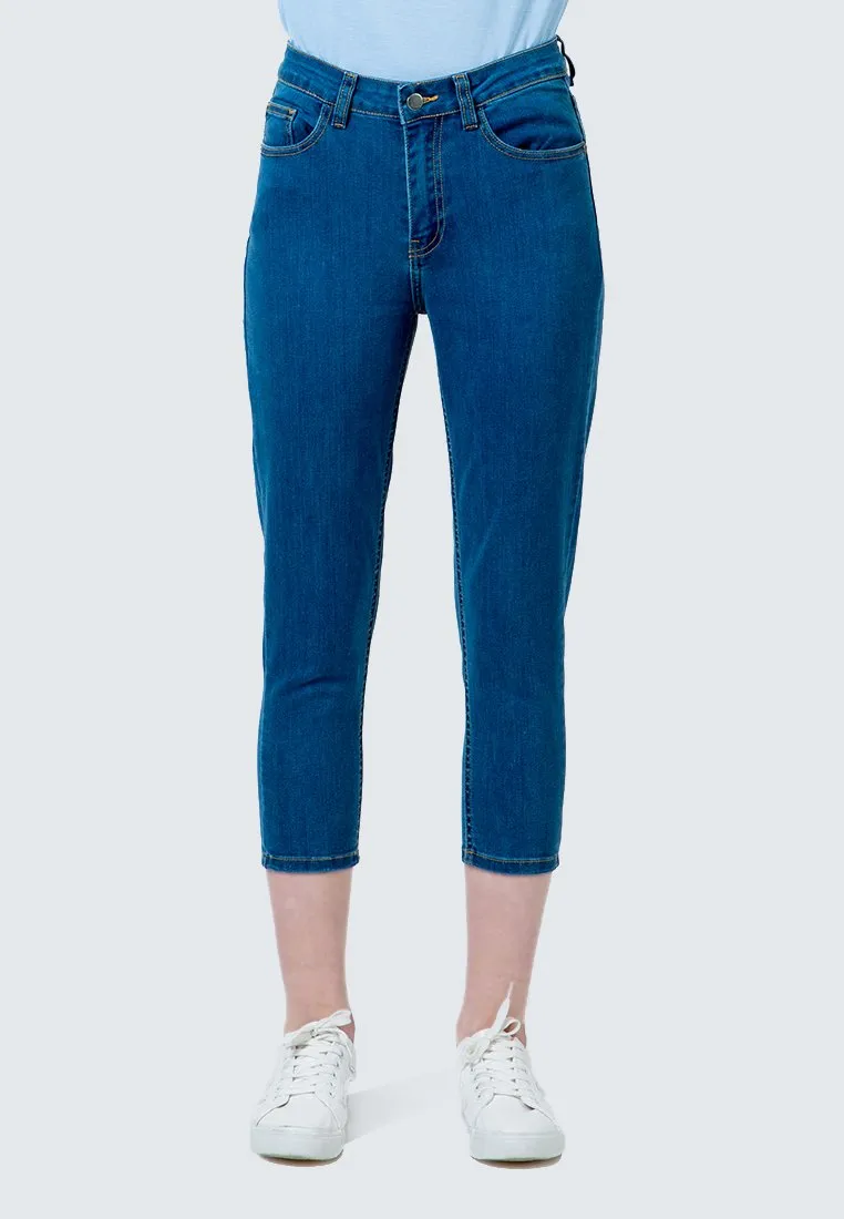 Lt.Blue Capri Pants