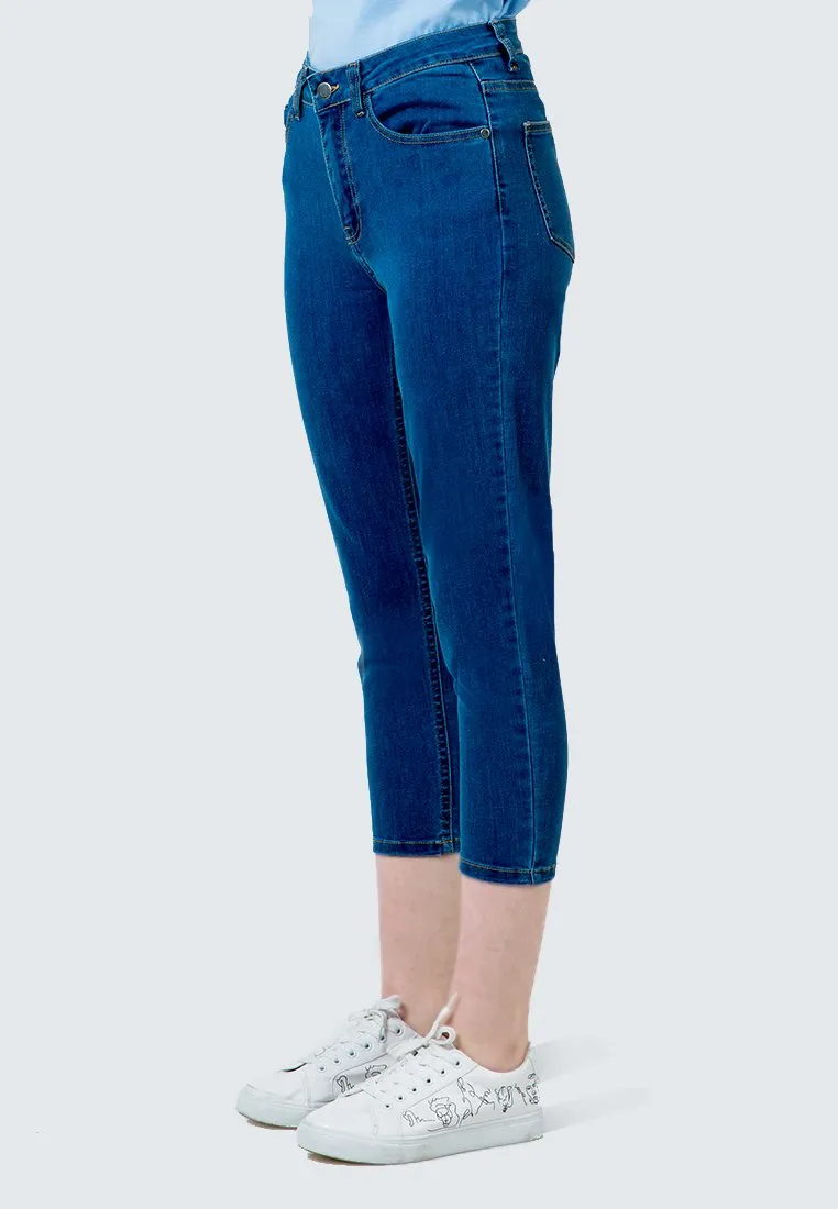 Lt.Blue Capri Pants
