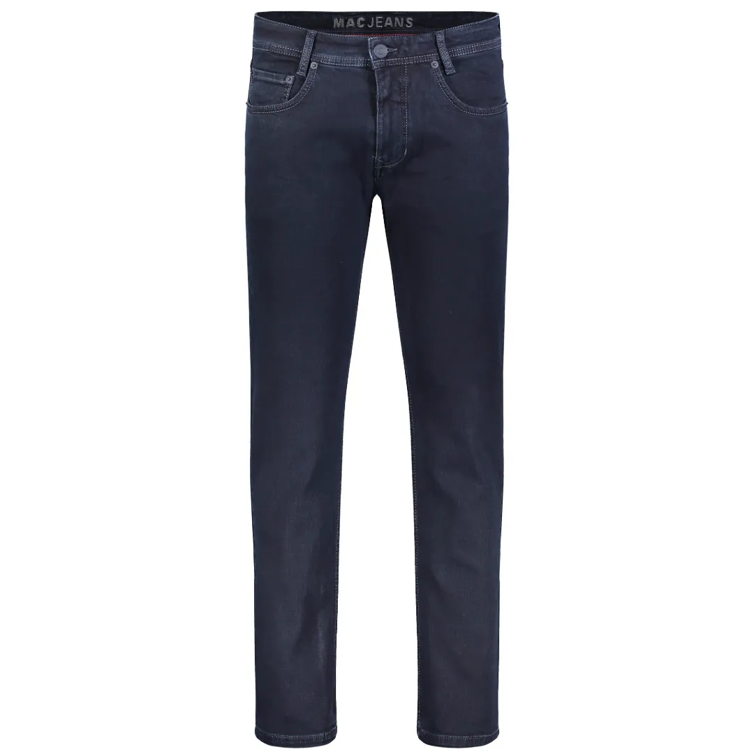 Mac Arne Straight Leg Denim Jeans - Dark Blue