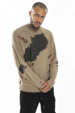 Maglione Uomo Con Spille e Rotture Art. Mg113