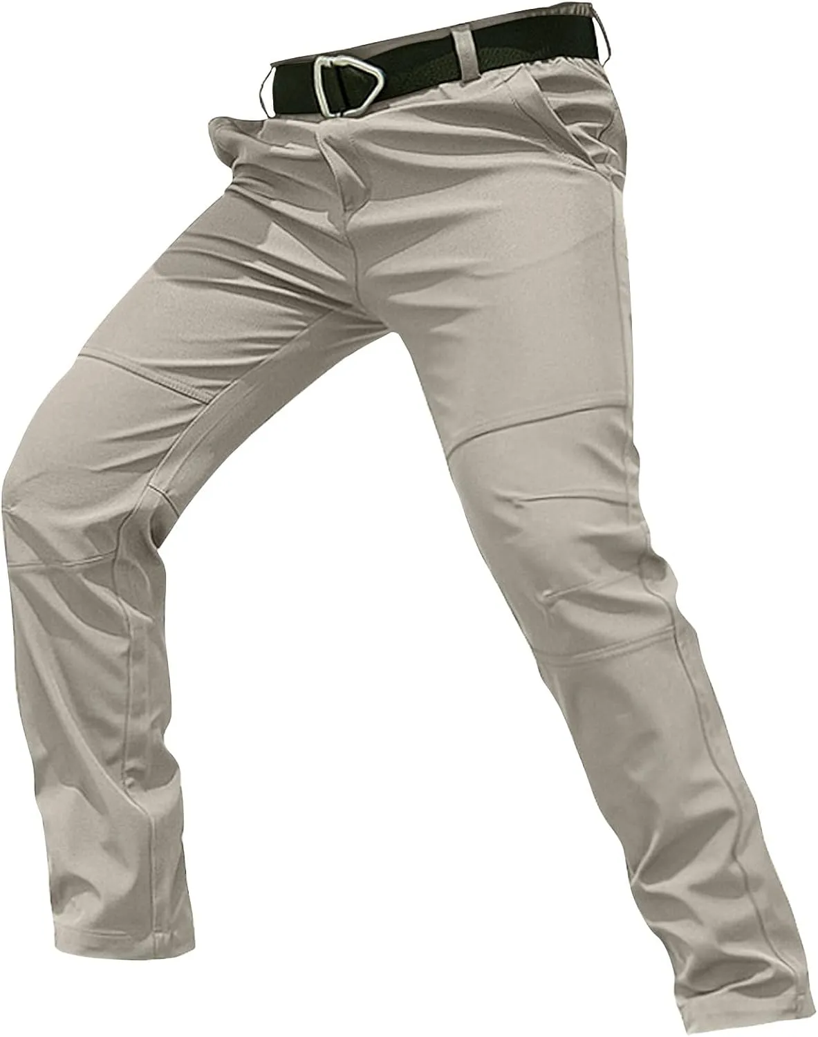Mens Tactical Hiking Cargo Pants Stretch Ripstop Waterproof Pants Elastic Waist Relaxed Fit Utility Outdoor Apparel