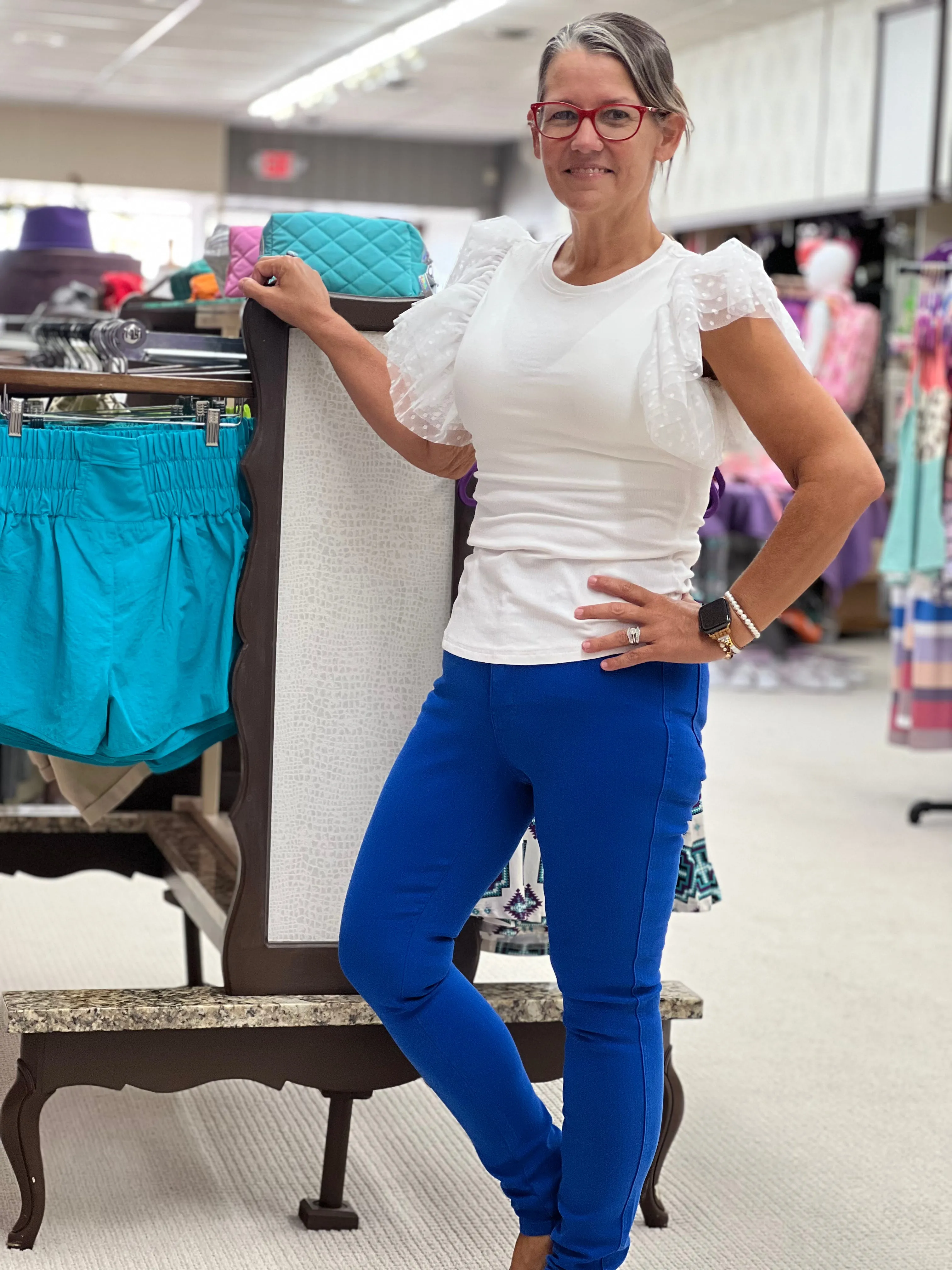 Regular Blue Judy Blue HW Control Top Skinny Jeans