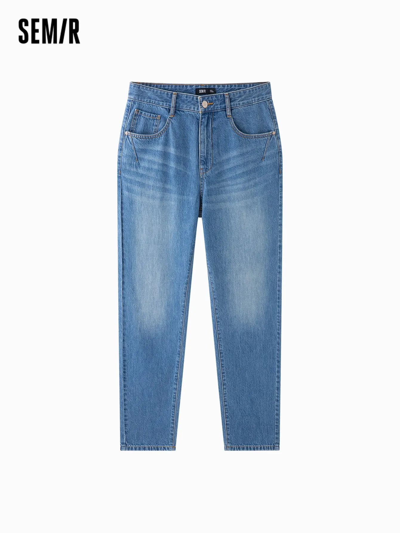 Semir Men Loose Fit Tapered TrousersDenim Trousers