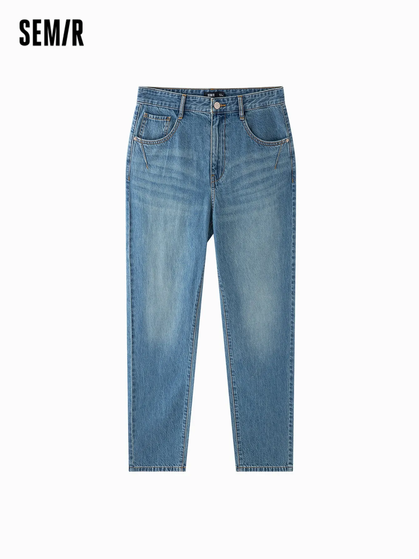 Semir Men Loose Fit Tapered TrousersDenim Trousers