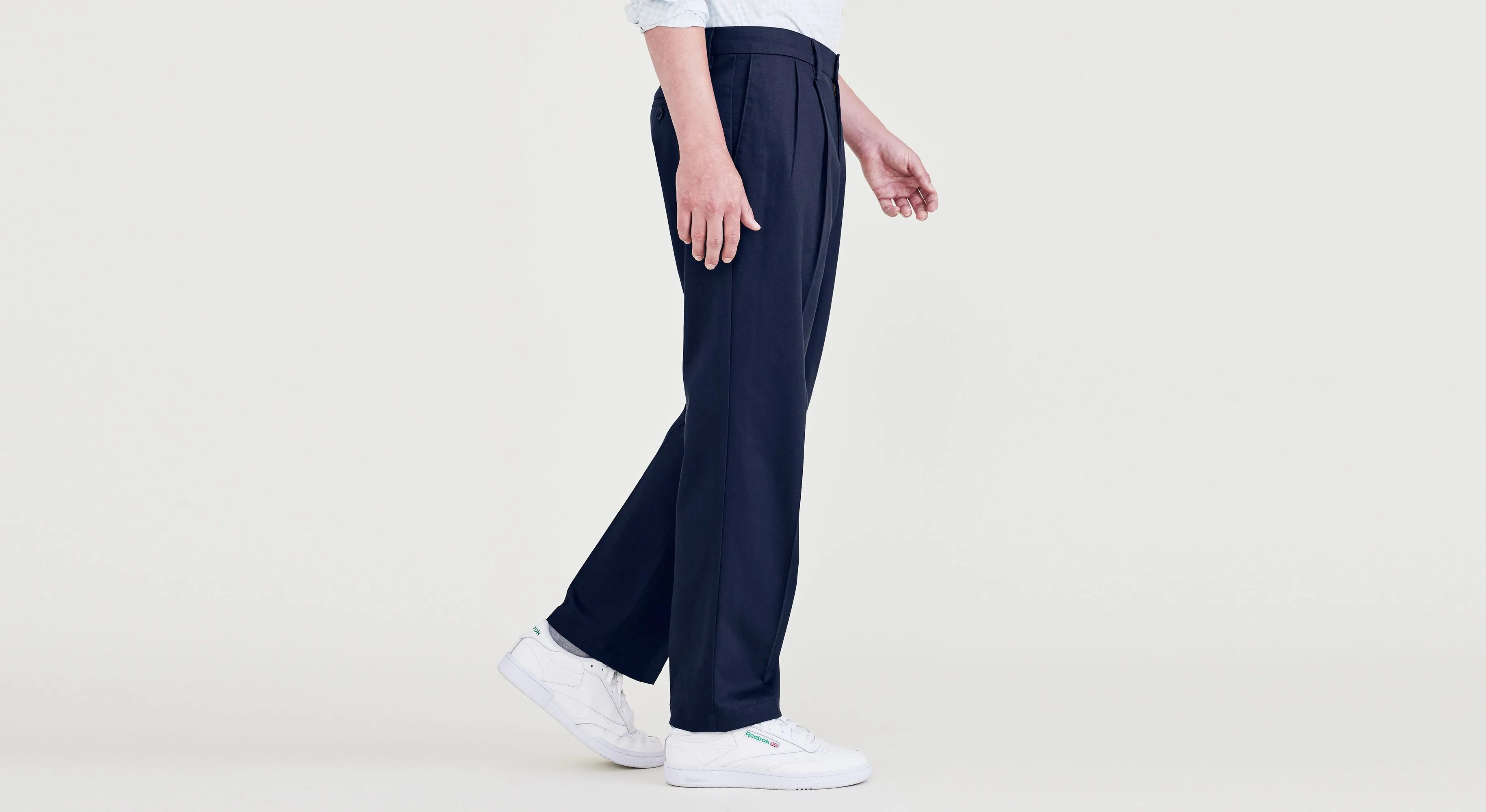 Signature Iron Free Khakis, Pleated, Classic Fit with Stain Defender®