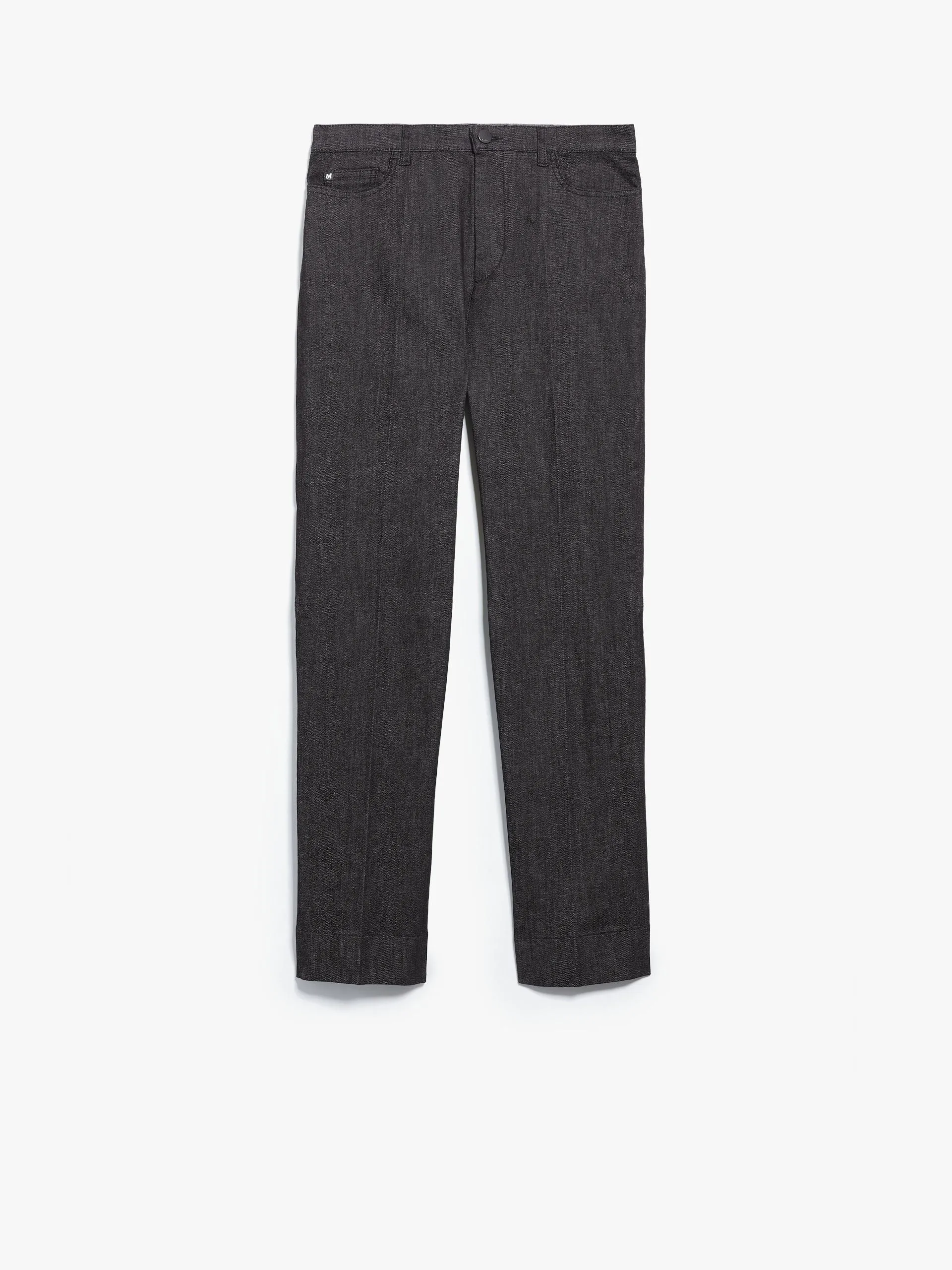 Slim denim trousers