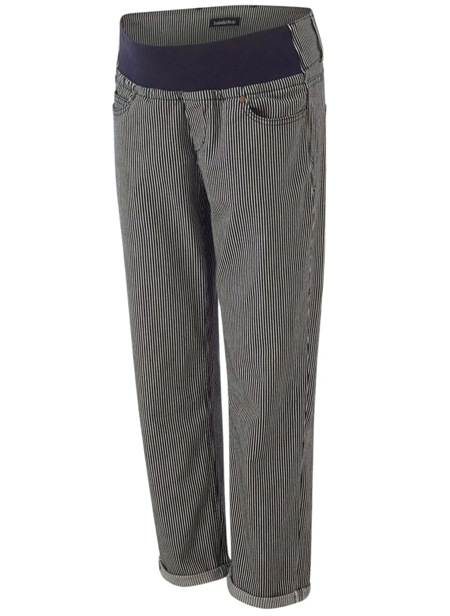 Stripe Maternity Stretch Trousers