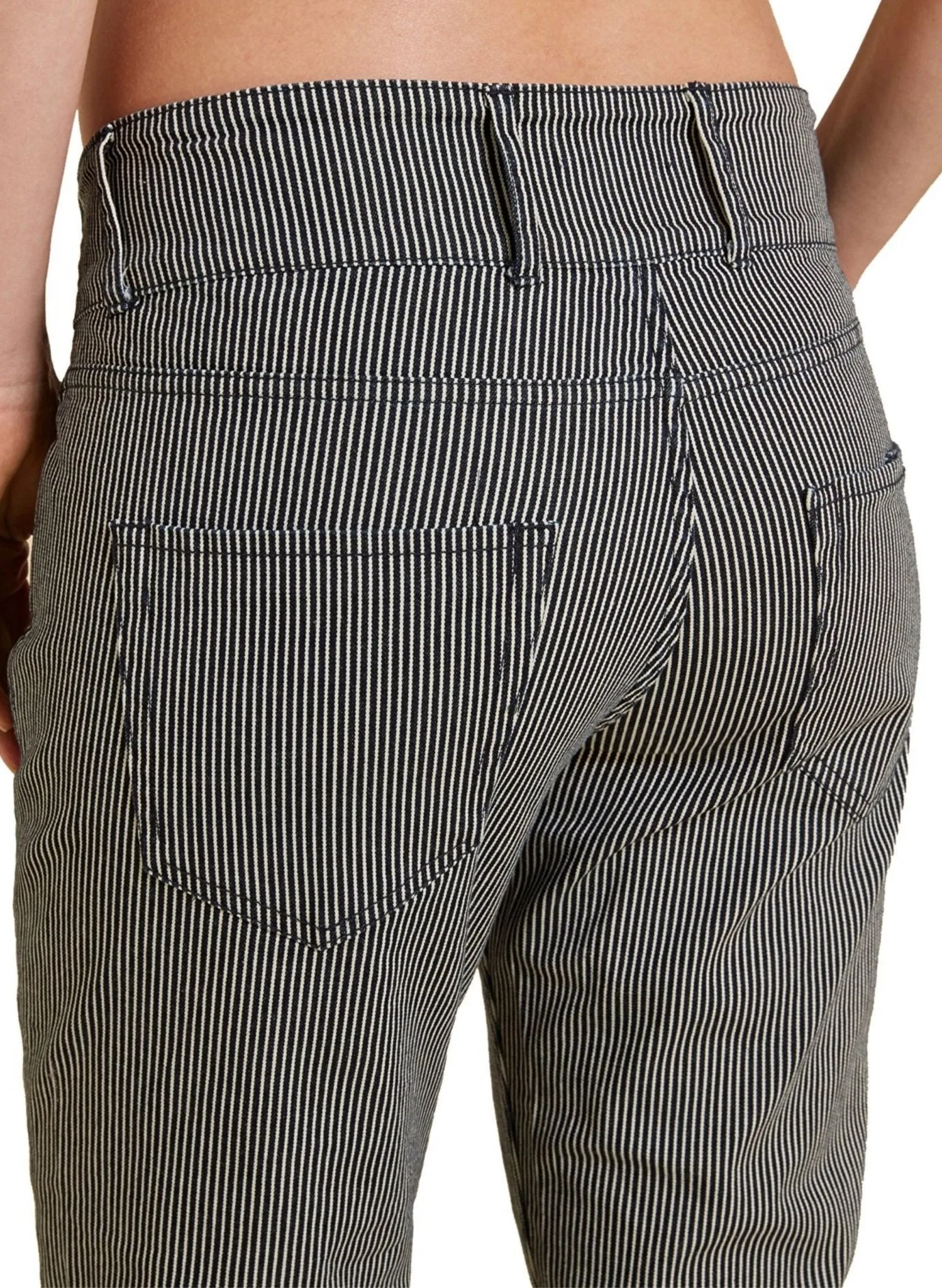 Stripe Maternity Stretch Trousers