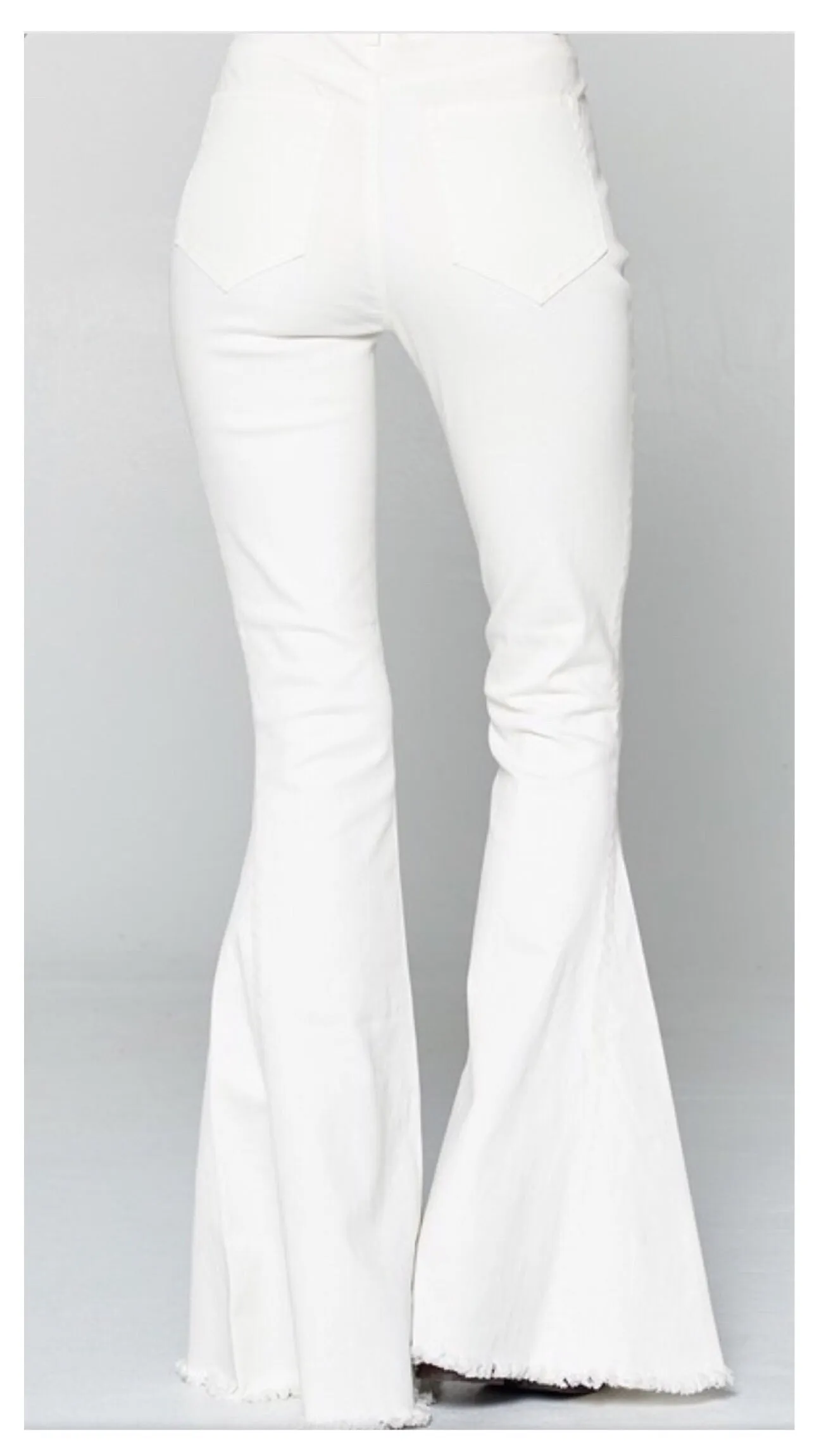 Summer Whites Wide Leg Fringe Denim