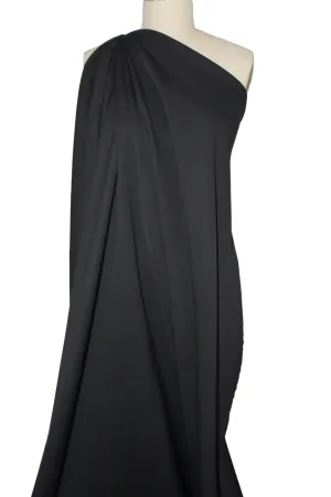 The R0w Cotton/Wool Stretch Crepe - Black