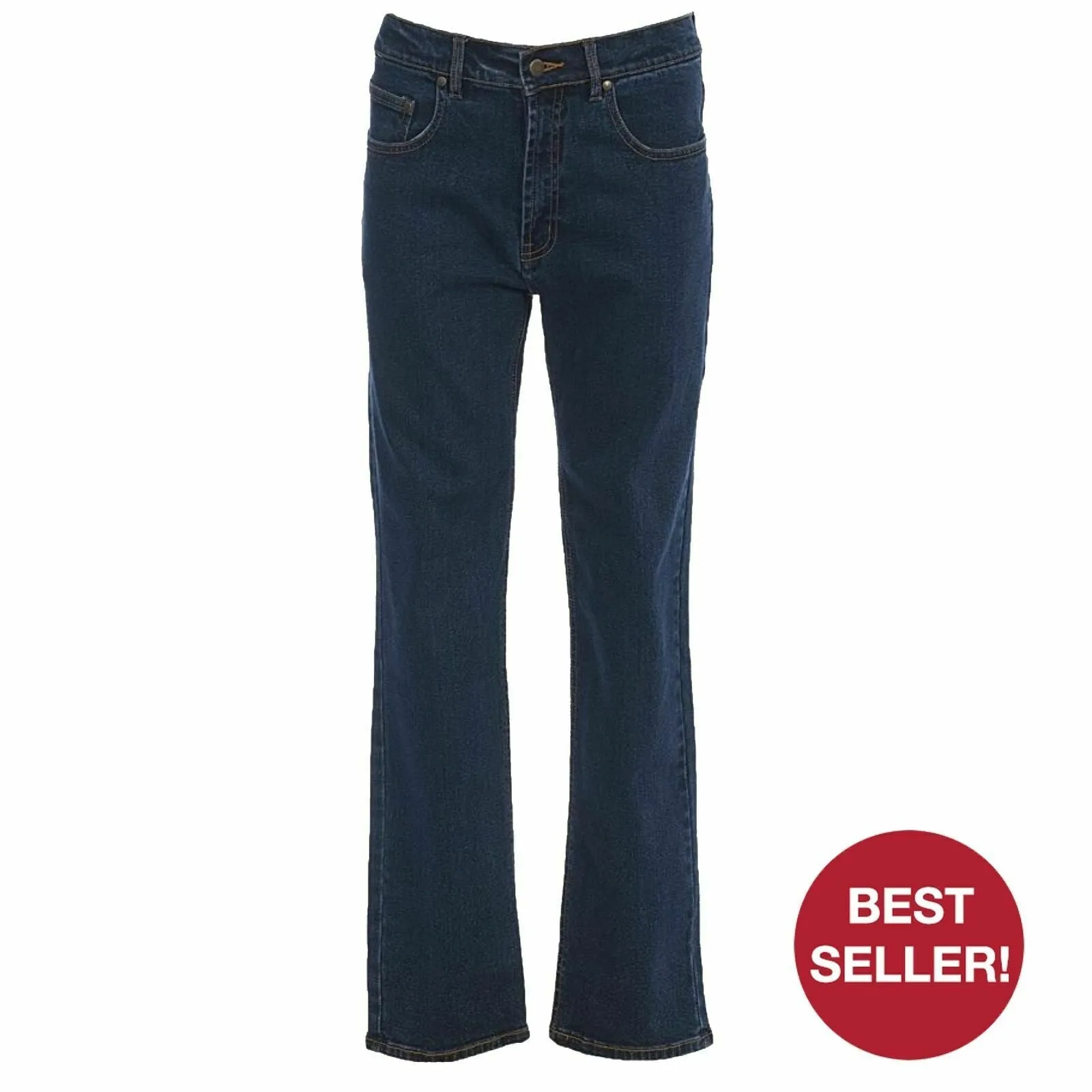 Workland Stretch Heavy Duty Work Denim Jean - Stonewash - Larger sizes